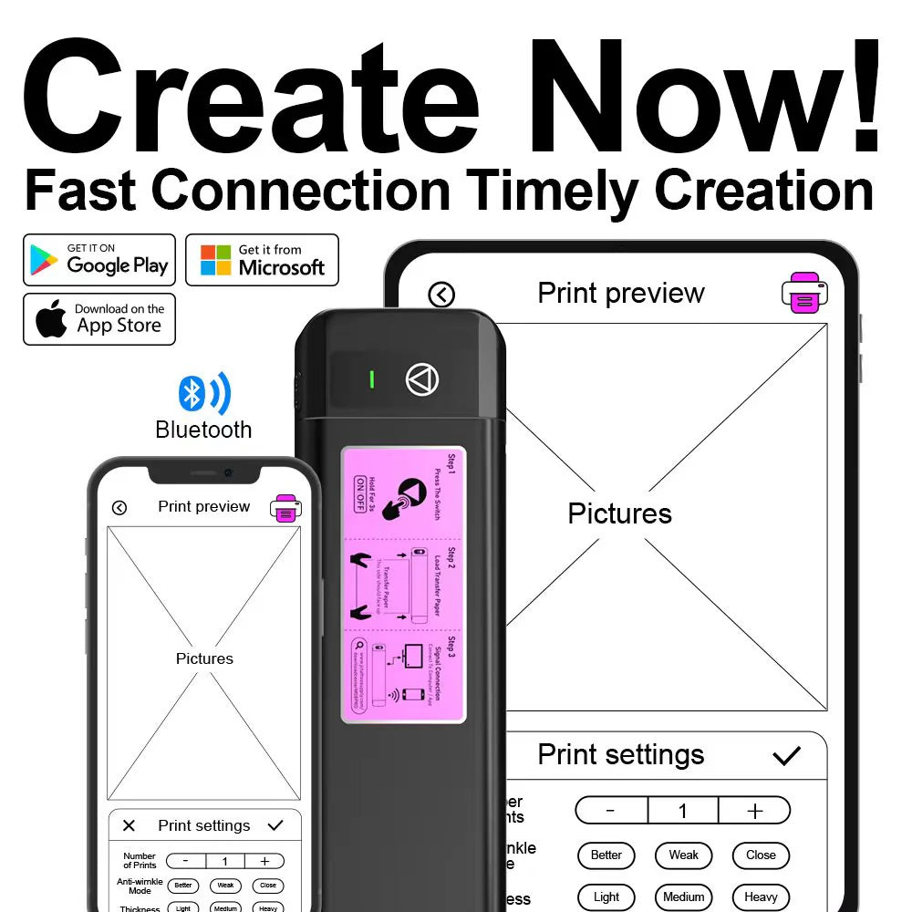 OZER QUICK STENCIL WIRELESS PRINTER