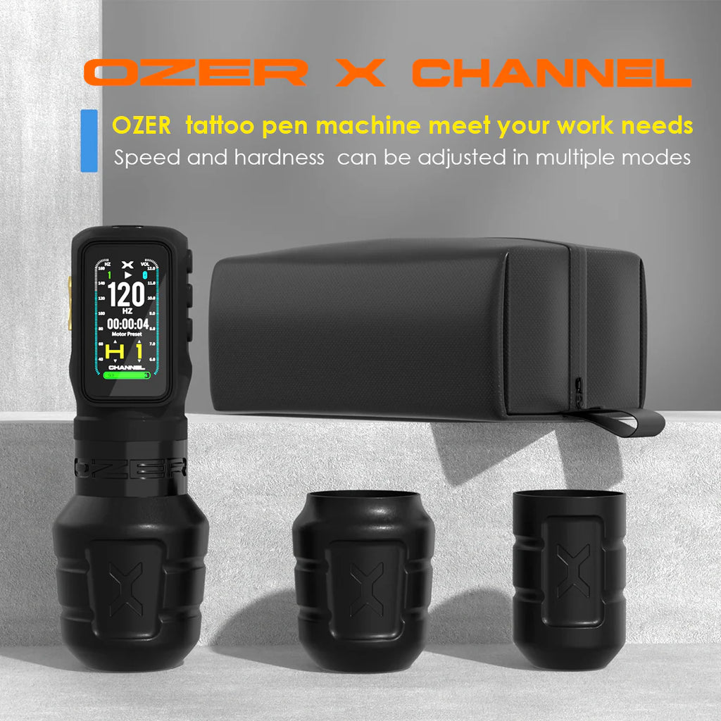OZER X CHANNEL TATTOO MACHINE BUNDLE