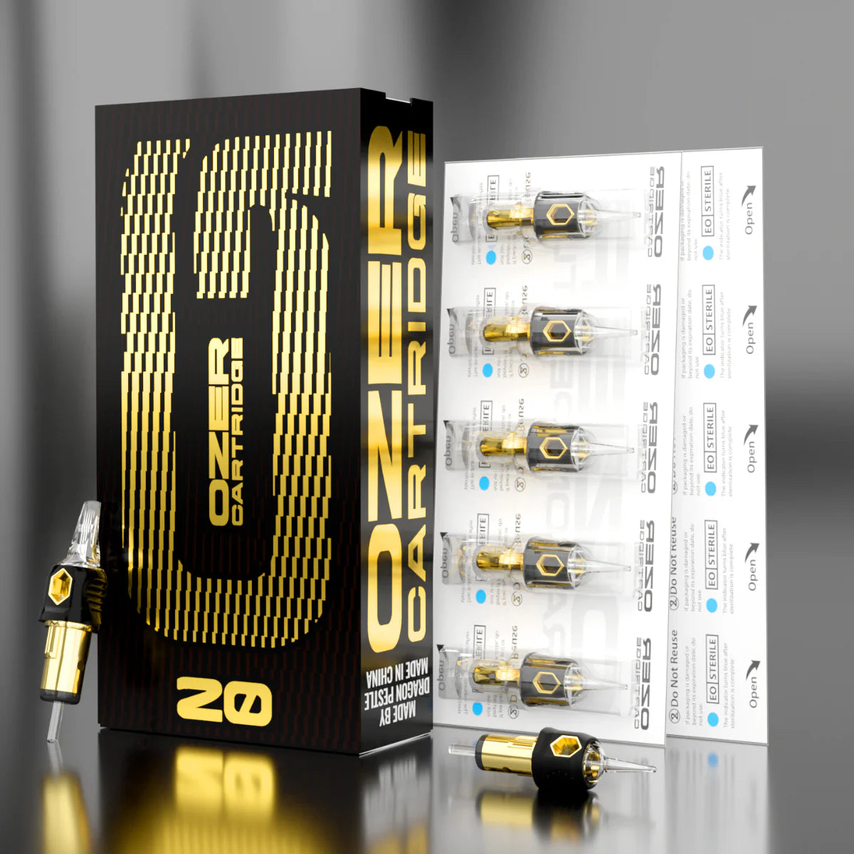 OZER CARTRIDGES BUGPIN ROUND LINER 20PCS/BOX