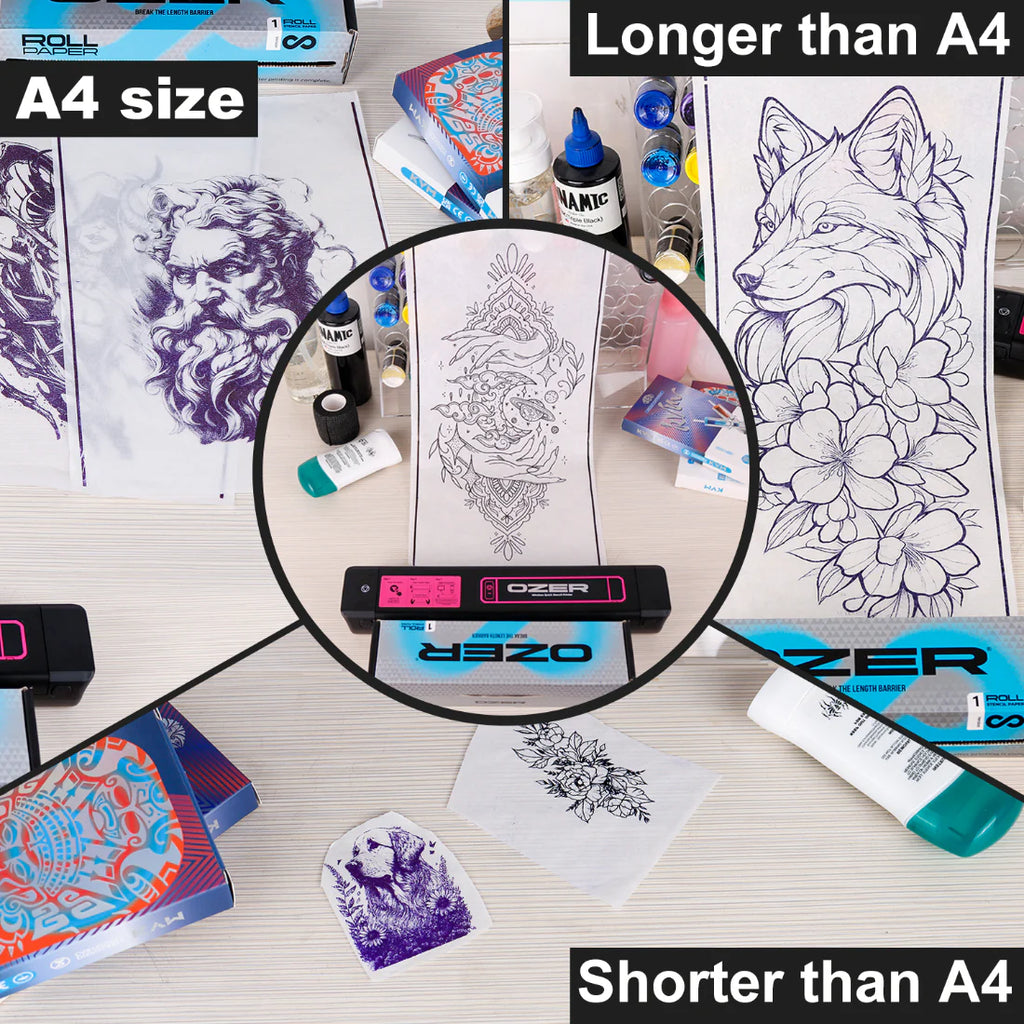 OZER TATTOO ROLL STENCIL PAPER 30M/PACK