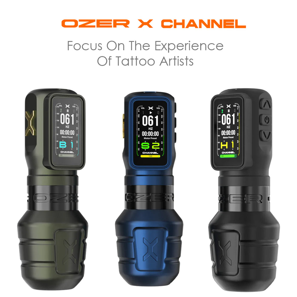 OZER X CHANNEL TATTOO MACHINE BUNDLE