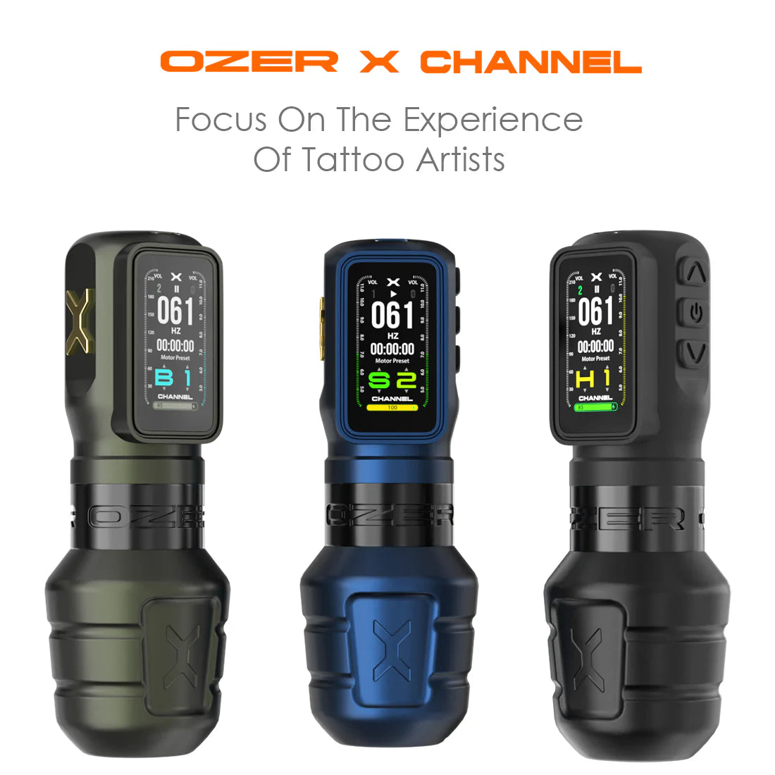 OZER X CHANNEL TATTOO MACHINE BUNDLE