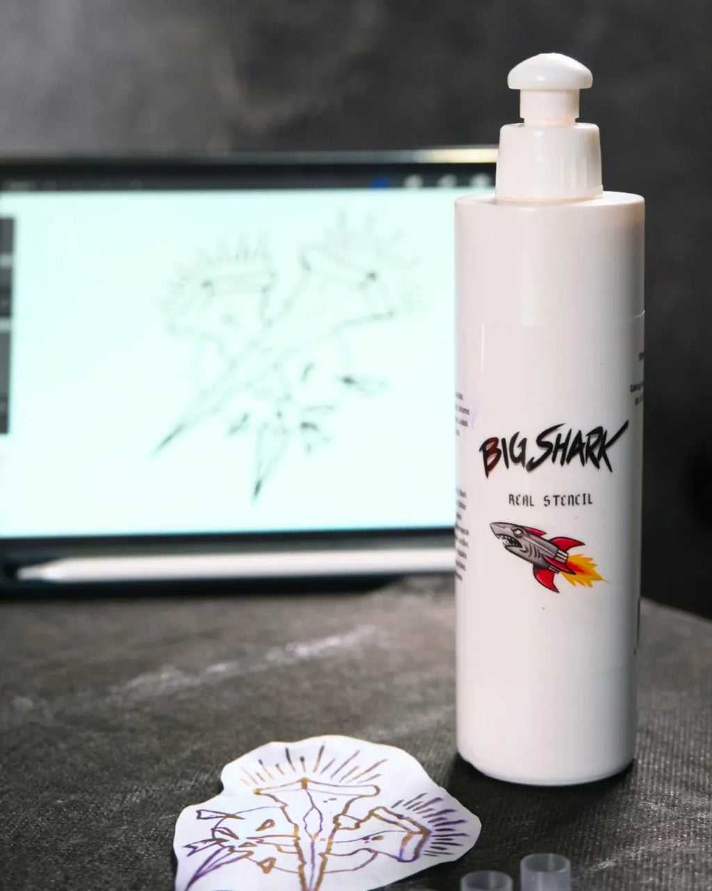 BIG SHARK REAL STENCIL GEL