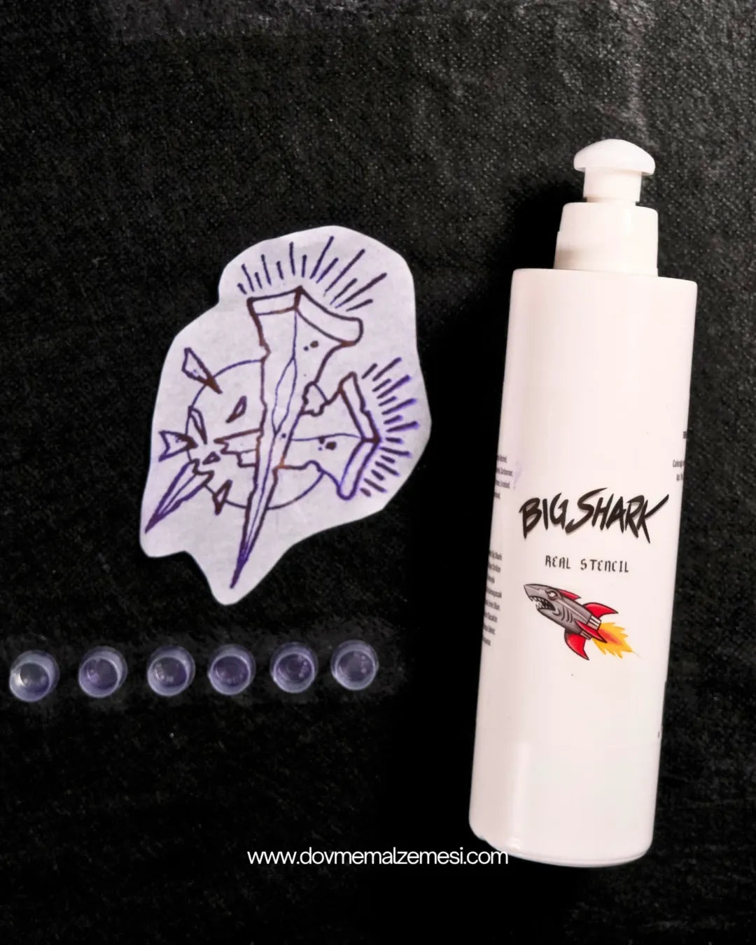 BIG SHARK REAL STENCIL GEL