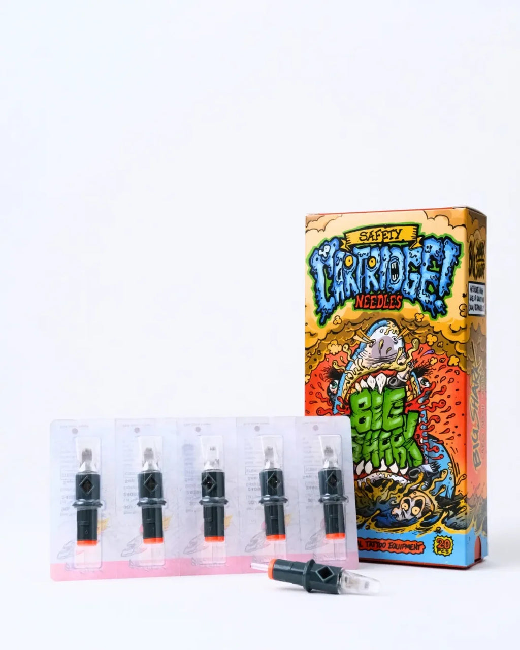 BIG SHARK CARTRIDGES ROUND SHADER 20PCS/BOX