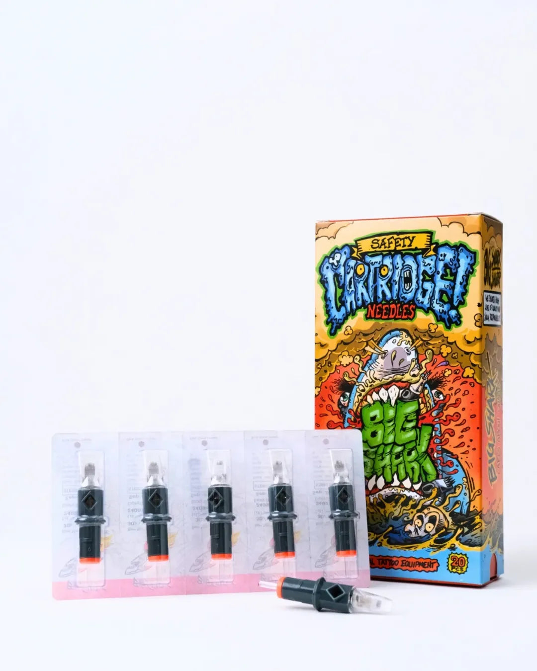 BIG SHARK CARTRIDGES MAGNUM, CURVED MAGNUM 20PCS/BOX