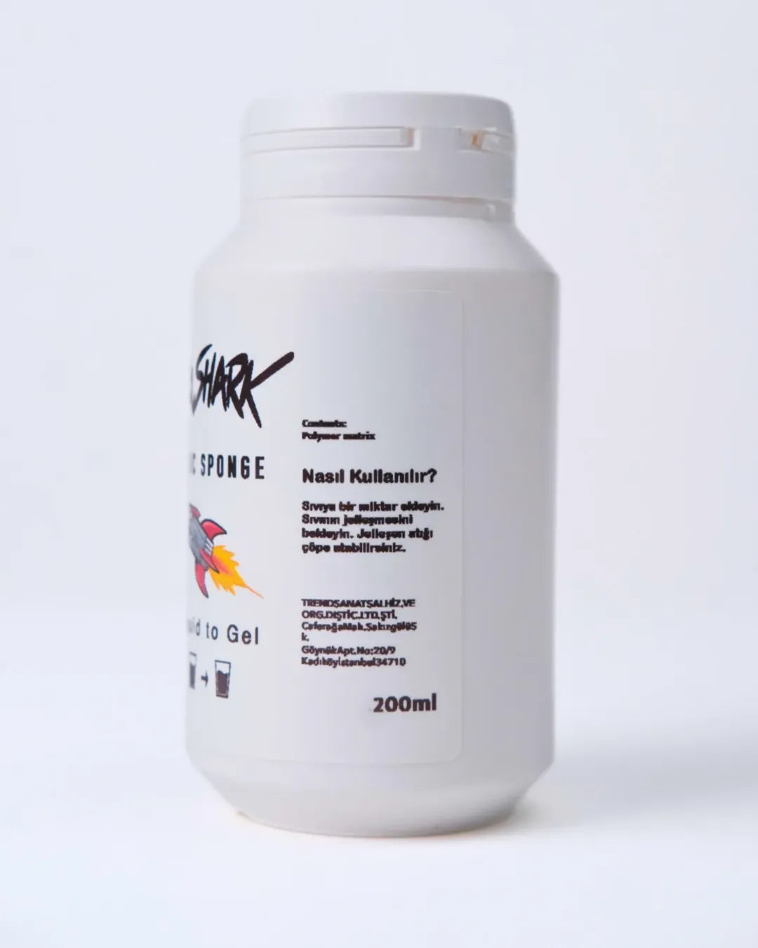 BIG SHARK MAGIC SPONGE LIQUID TO GEL 200 GR