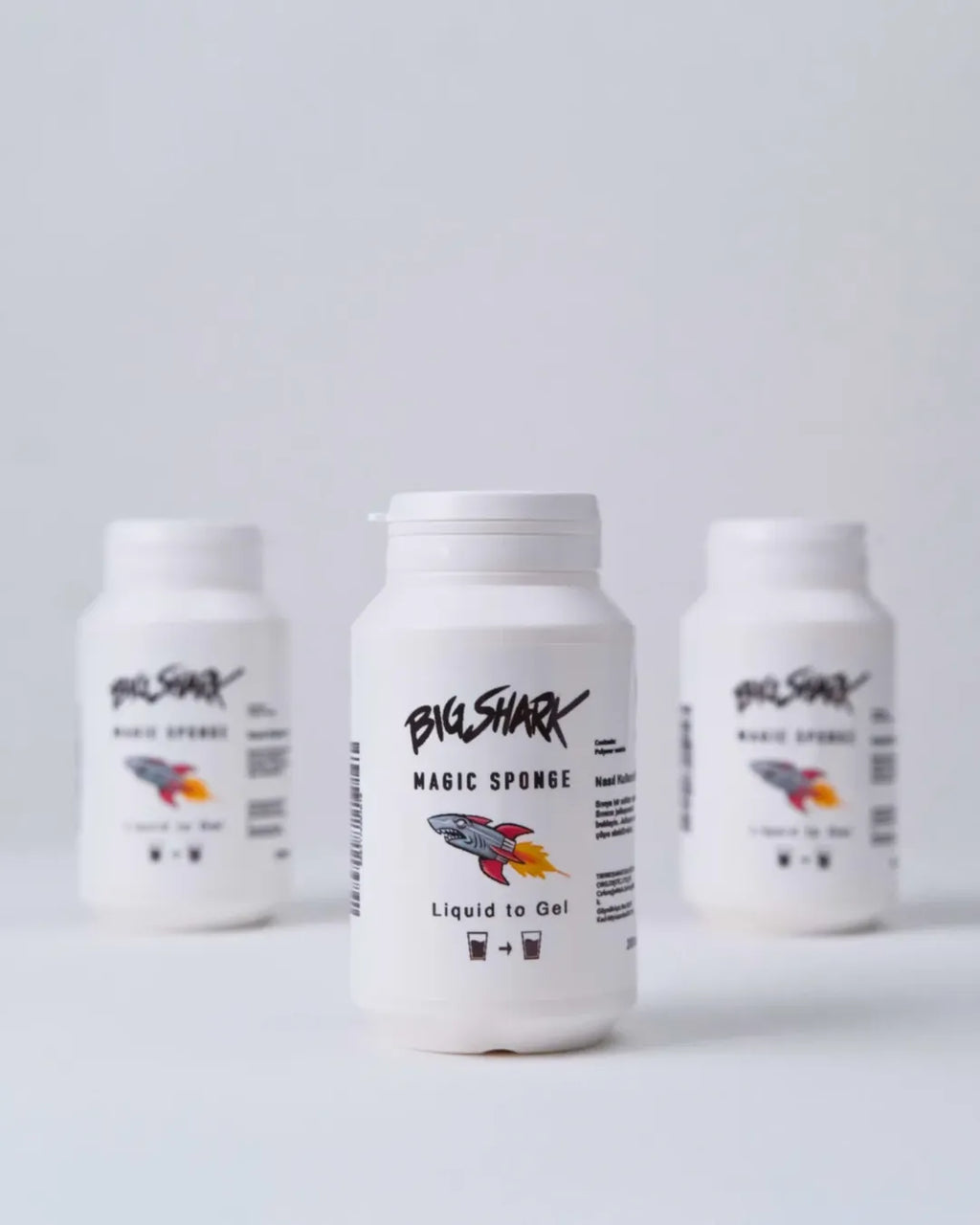BIG SHARK MAGIC SPONGE LIQUID TO GEL 200 GR