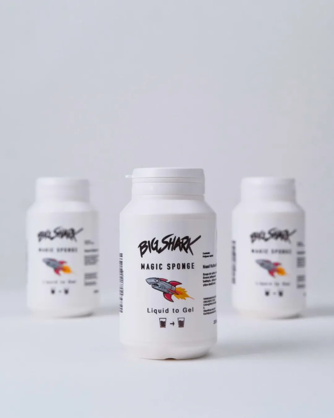BIG SHARK MAGIC SPONGE LIQUID TO GEL 200 GR