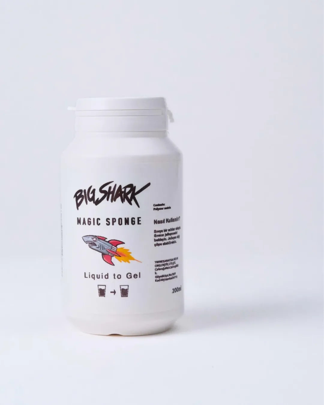 BIG SHARK MAGIC SPONGE LIQUID TO GEL 200 GR