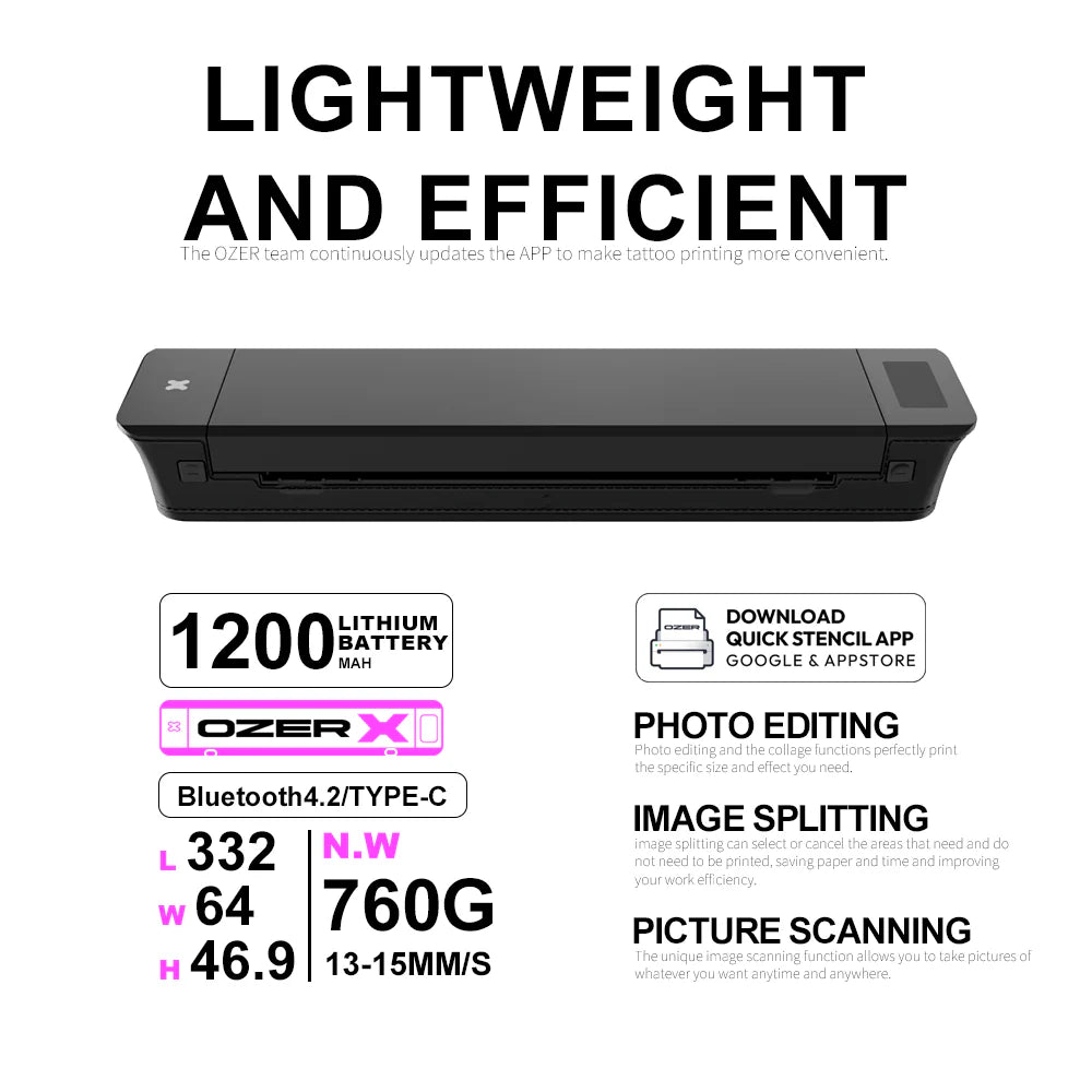 OZER X GEN 2 WIRELESS STENCIL PRINTER