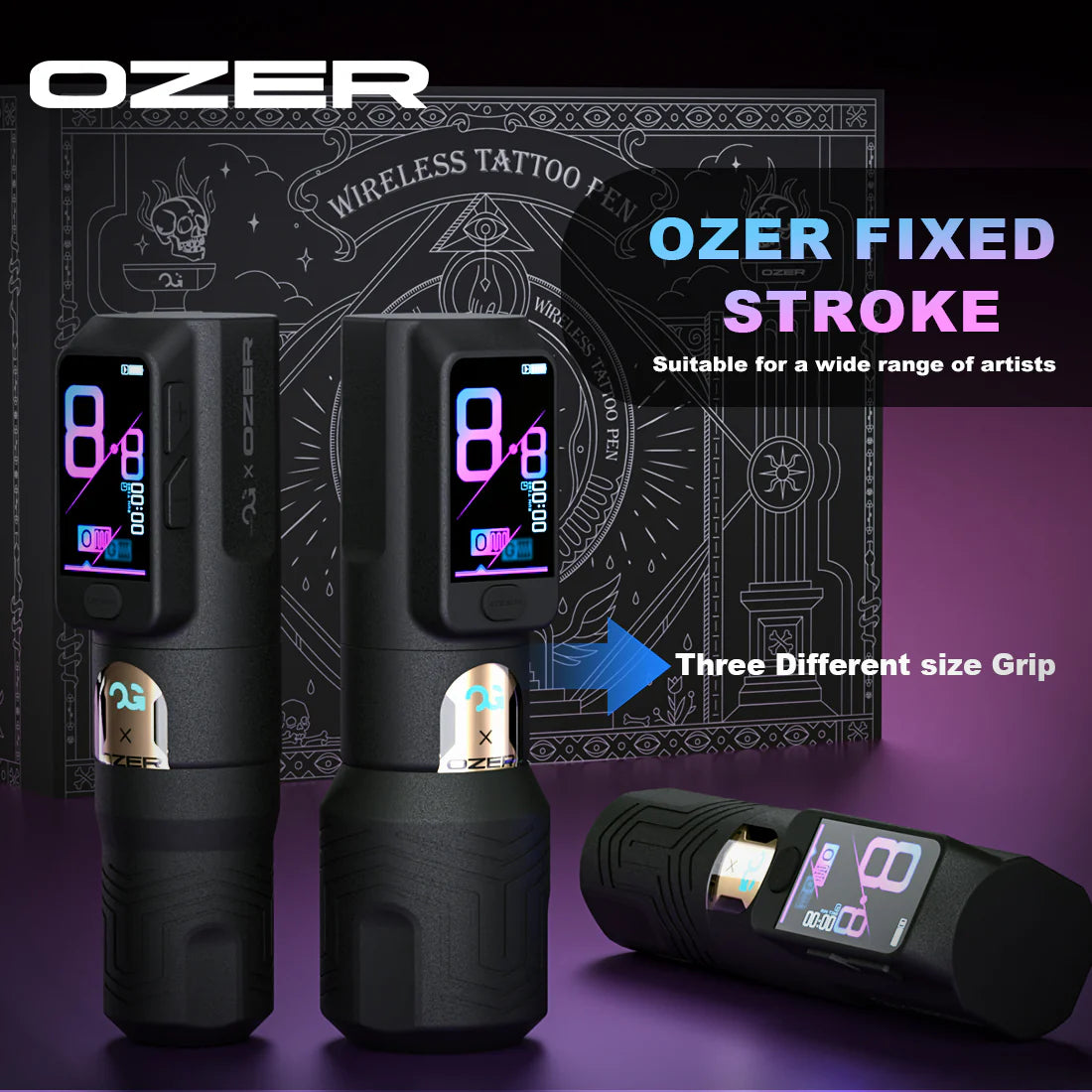OZER X OG PRODUCE FURY 2 TATTOO MACHINE BUNDLE