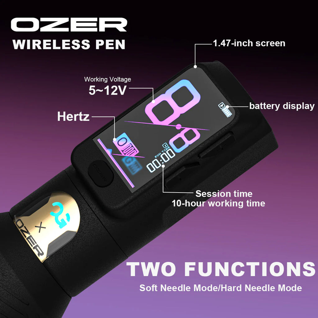 OZER X OG PRODUCE FURY 2 TATTOO MACHINE BUNDLE